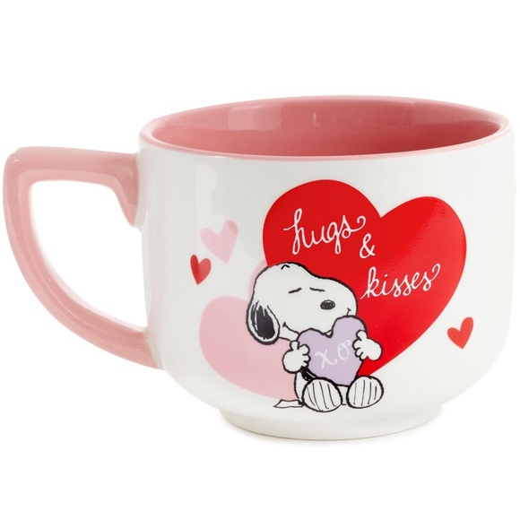 Peanuts® Snoopy Hearts Valentine's Day Soup Mug. - Picture 3 of 7